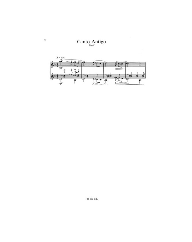 Chansons et Danses d'Amérique Latine Vol. C - 2 Guitares - Henry Lemoine