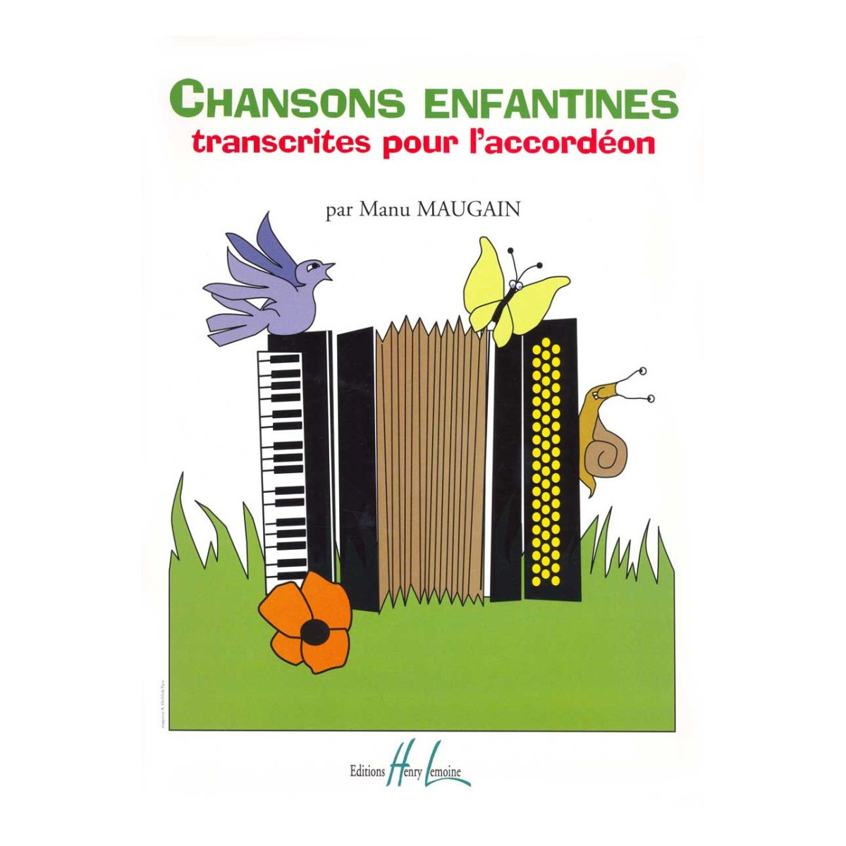 Chansons Enfantines - Accordéon - Manu Maugain - Henry Lemoine