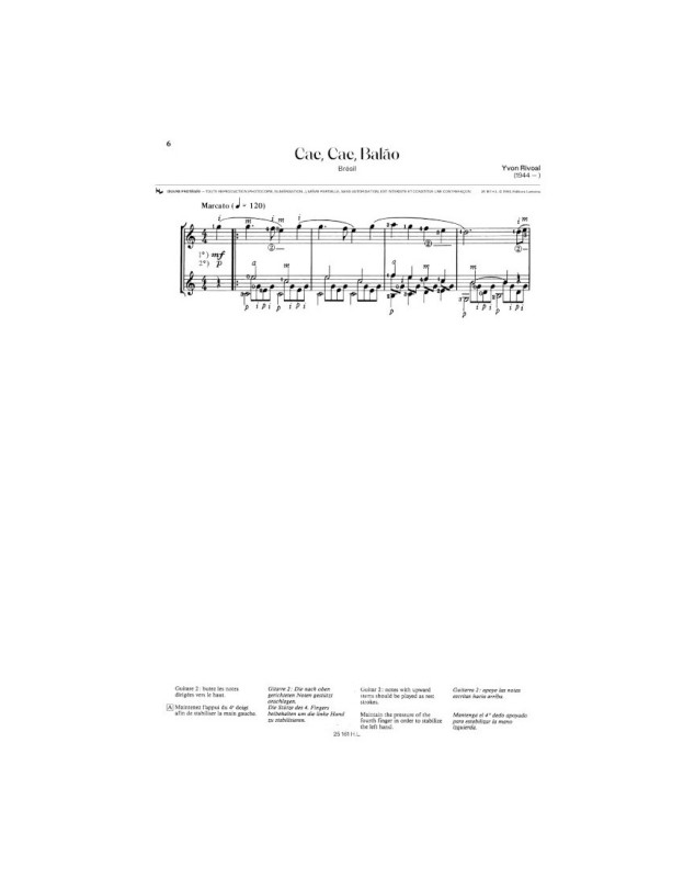 Chansons et Danses d'Amérique Latine Vol. A - 2 Guitares - Henry Lemoine