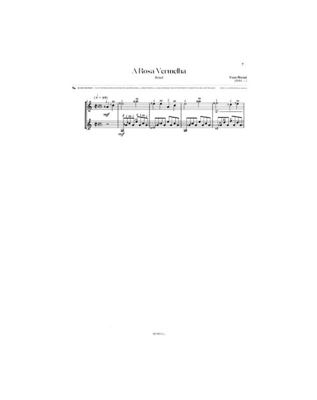 Chansons et Danses d'Amérique Latine Vol. A - 2 Guitares - Henry Lemoine