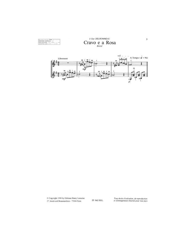 Chansons et Danses d'Amérique Latine Vol. B - 2 Guitares - Henry Lemoine