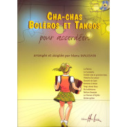 Cha-Chas Tangos et Boleros - Accordéon - Manu Maugain - Henry Lemoine