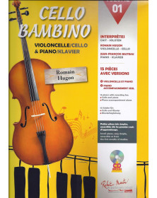 Cello Bambino Vol. 1 - Romain Hugon - Violoncelle - Editions Robert Martin