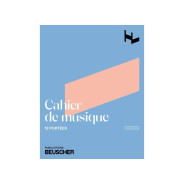 Cahier de Musique 12 portées petit format - 32 Pages
