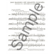 380 Basses et Chants Donnés Vol. 3A - Henri Challan - Alphonse Leduc