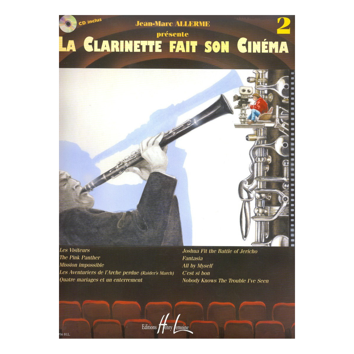 La Clarinette fait son cinéma Vol.2 - Editions Henry Lemoine