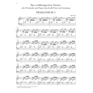 J.S. Bach : Le Clavier Bien Tempéré Vol. 1 - Henle Verlag Urtext