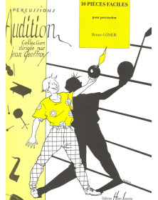 Dix (10) Pièces faciles - Bruno Giner - Percussion - Henry Lemoine