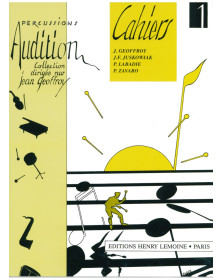 Audition Vol.1 - Jean Geoffroy - Percussions - Editions Henry Lemoine