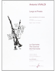 Largo Et Presto - Vivaldi - Clarinette et Piano - Gérard Billaudot