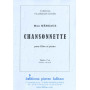 Chansonnette - Alto et Piano - Max Méreaux - Editions Pierre Lafitan