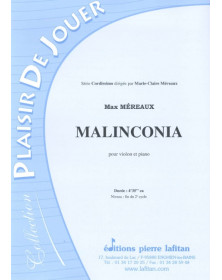 Malinconia - Violon et Piano - Max Méreaux - Ed. Pierre Lafitan