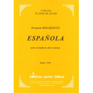 Española - Sax Alto et Piano - Francois Bocquelet - Ed. Pierre Lafitan