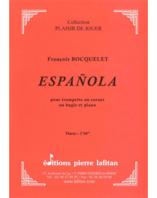 Española - Trompette et Piano - Francois Bocquelet - Ed. Pierre Lafitan