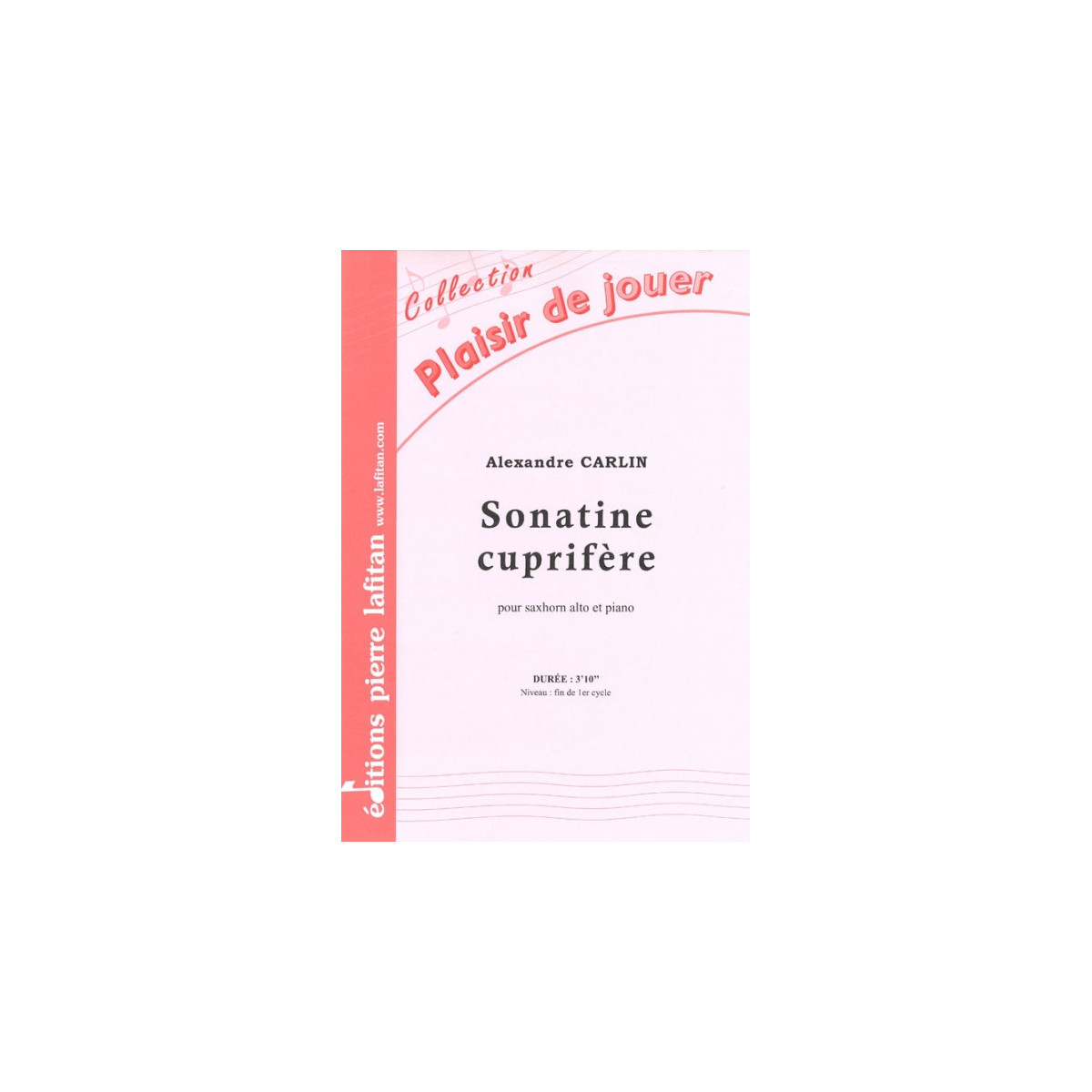 Sonatine Cuprifère (Saxhorn Alto) - Alexandre Carlin - Lafitan