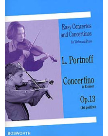 Concertino en mi mineur op. 13 - Violon et Piano - Leo Portnoff