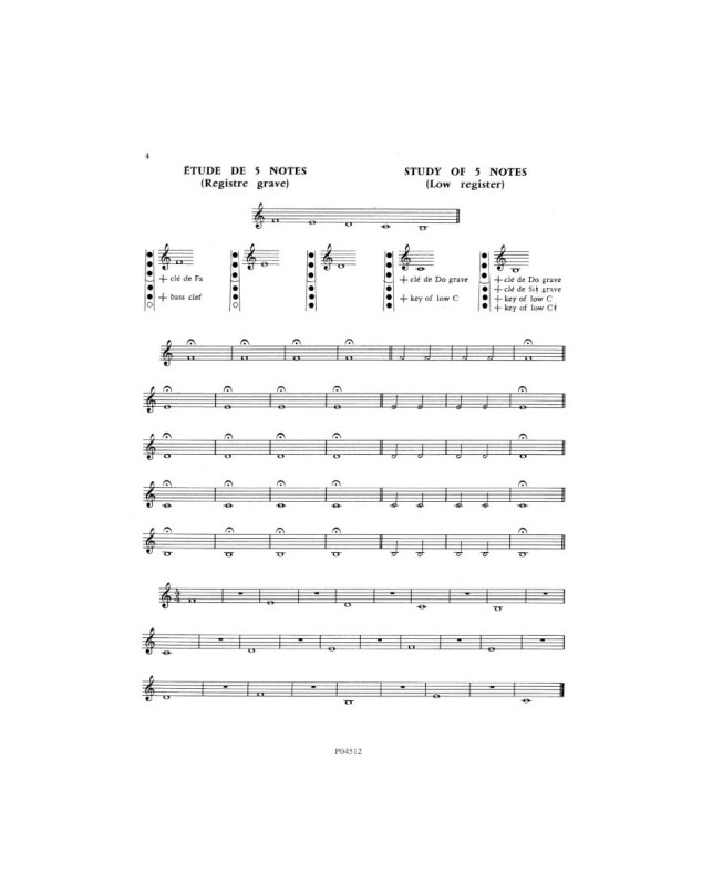 Le Hautboïste - méthode - André Caurette - Editions Combre
