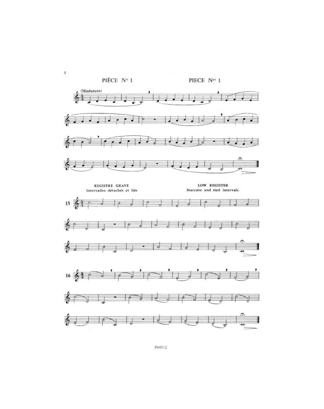 Le Hautboïste - méthode - André Caurette - Editions Combre