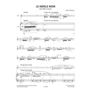 Le Merle Noir - Flute et Piano - Messiaen - Alphonse Leduc