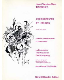 260 Exercices Et Etudes Vol. 2 - Batterie - Tavernier - Gérard Billaudot