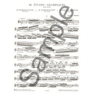 14 Etudes-Arabesques - Flute - Eugène Bozza - Alphonse Leduc