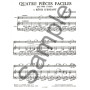 Quatre (4) Pièces Faciles - Flute et Piano - Eugène Bozza