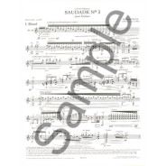 Saudades N°3 - Guitare -  Roland Dyens - Editions Alphonse Leduc