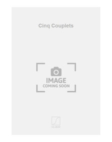 Cinq (5) Couplet - Georges Aperghis - Editions Salabert