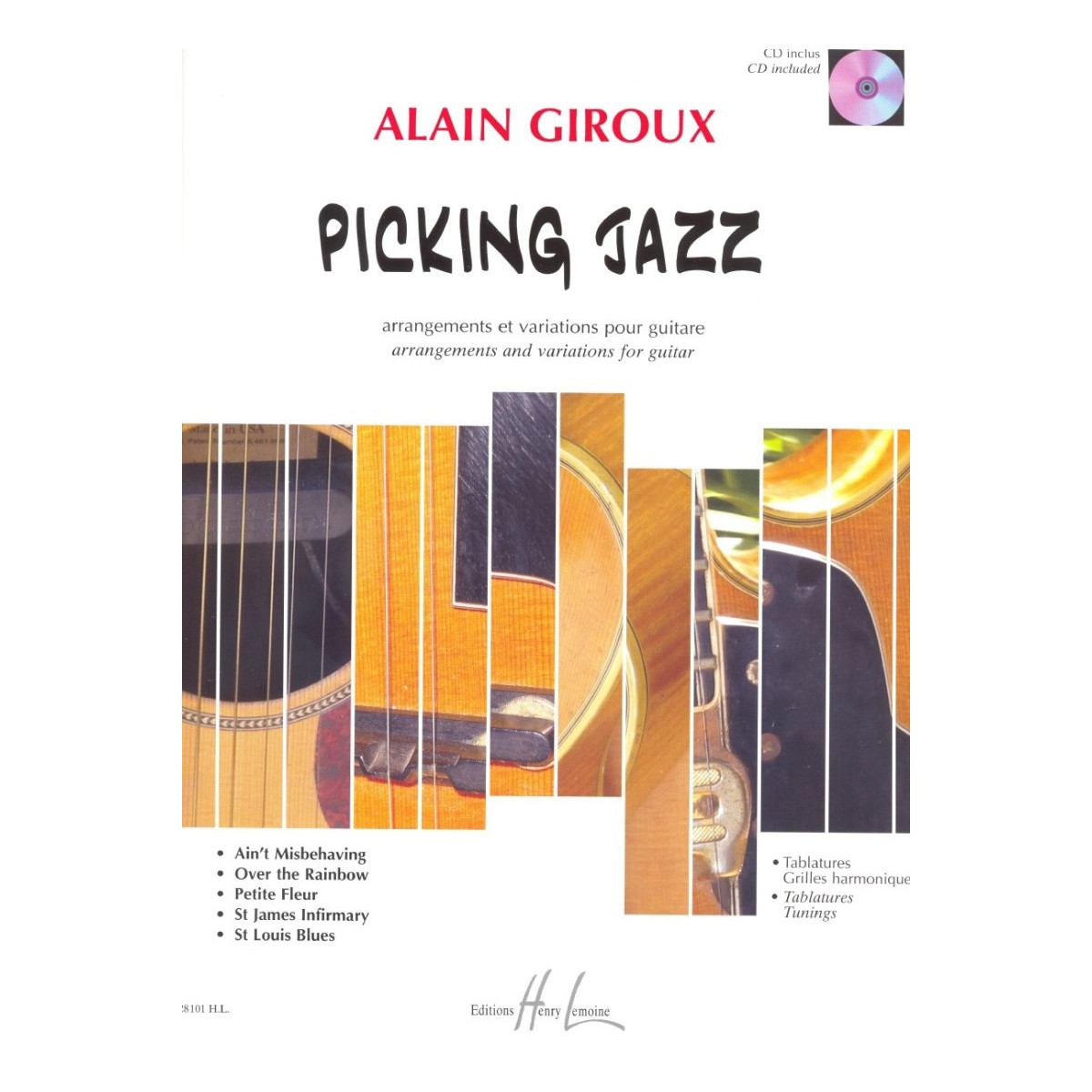Picking jazz - Guitare - Alain Giroux - Editions Henry Lemoine