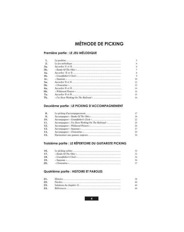 La Guitare picking - Patrice Jania - Editions Henry Lemoine