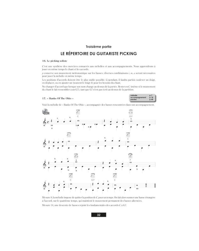 La Guitare picking - Patrice Jania - Editions Henry Lemoine