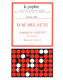 Sonates Vol. 3 - K104 a K155 - Clavecin - Scarlatti - Editions Heugel