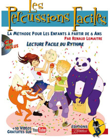 Les Percussions Faciles - Renaud Lemaitre - Editions Rebillard
