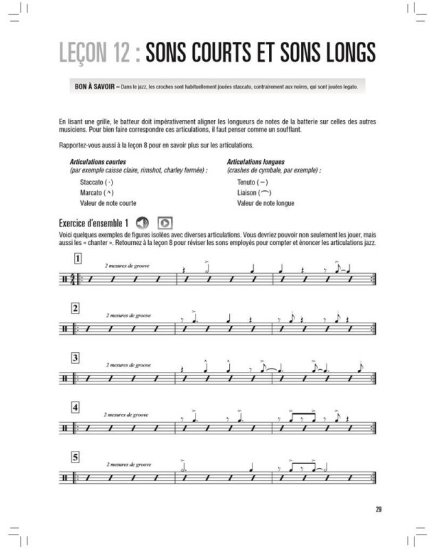 Méthode de Batterie Vol. 2 - Hal Leonard - Kennan Wylie