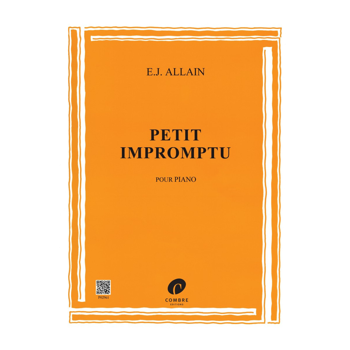 Petit Impromptu - Edmée J. Allain - Piano - Editions Combre