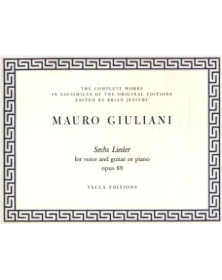 Sechs (6) Lieder Op. 89