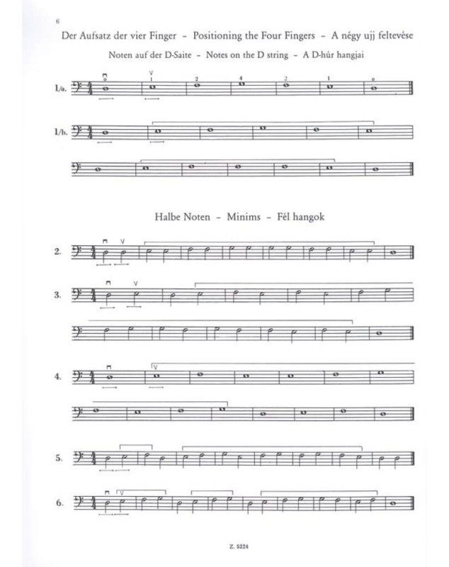 Violoncelloschule Vol. 1 - Antal Friss - Editio Musica Budapest