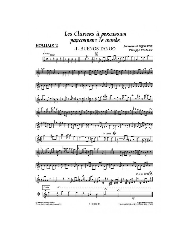 Les claviers à percussions parcourent le monde Vol. 2