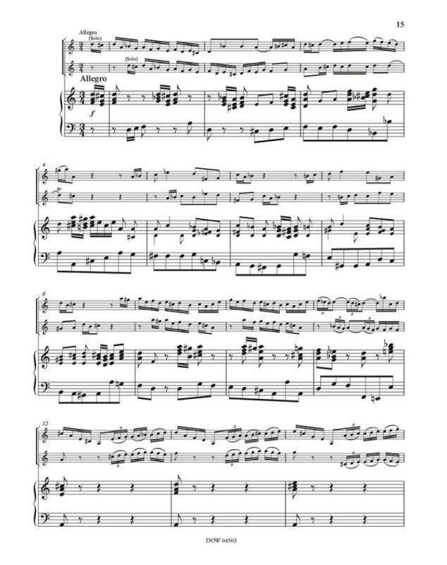 JS Bach : Concerto pour 2 Violons, cordes et BC BWV 1043 - Dowani
