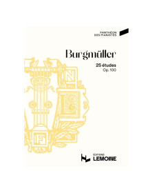 25 Études Op.100 - Burgmüller - Editions Henry Lemoine