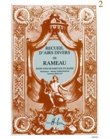 Rameau : Recueil d'airs variés pour Baryton et Basse