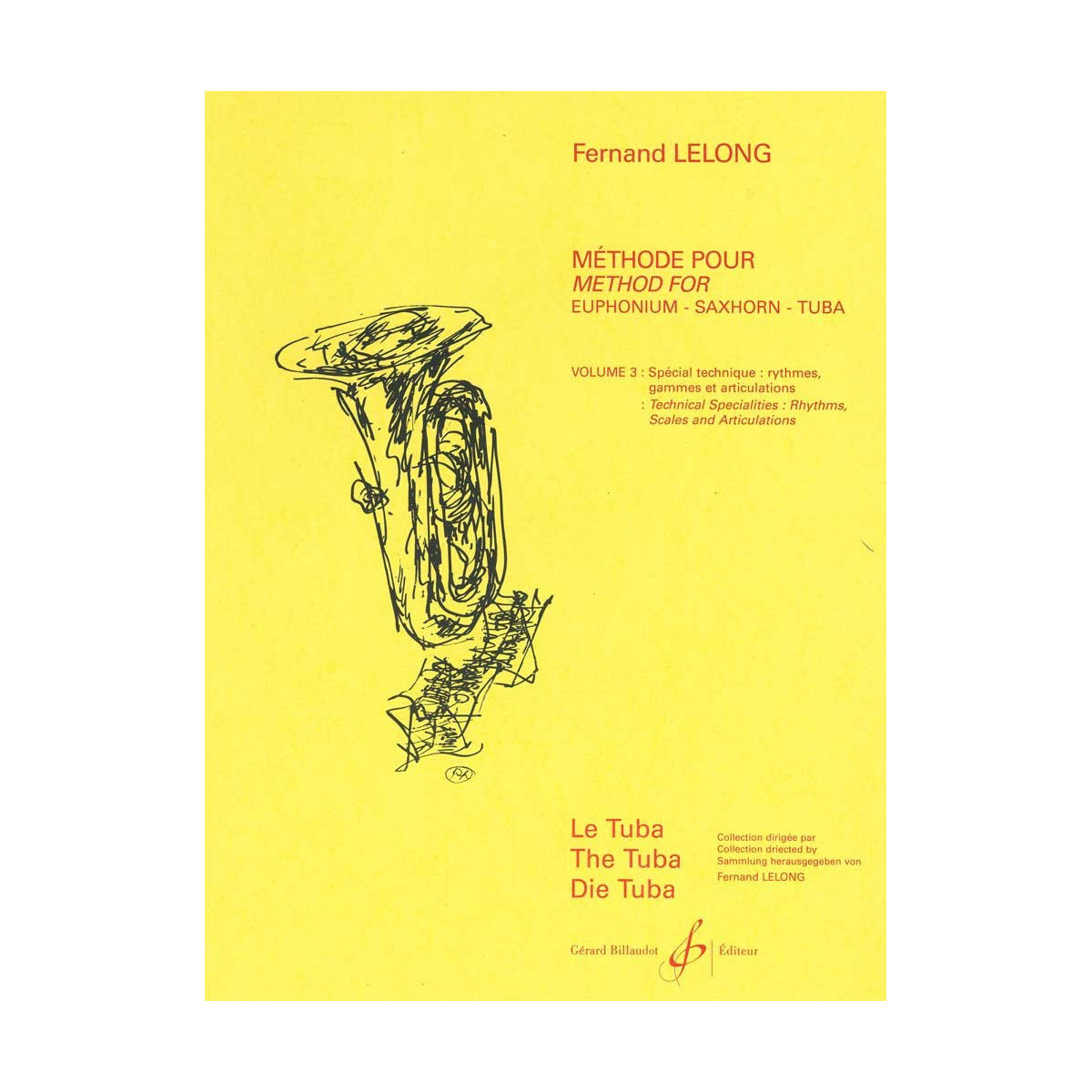 L'ABC Du Jeune Tubiste Volume 3 - Fernand Lelong - Gérard Billaudot