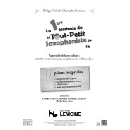 La 1ère méthode du Tout Petit Saxophoniste (Accompagnement seul) - GEISS | Lemoine