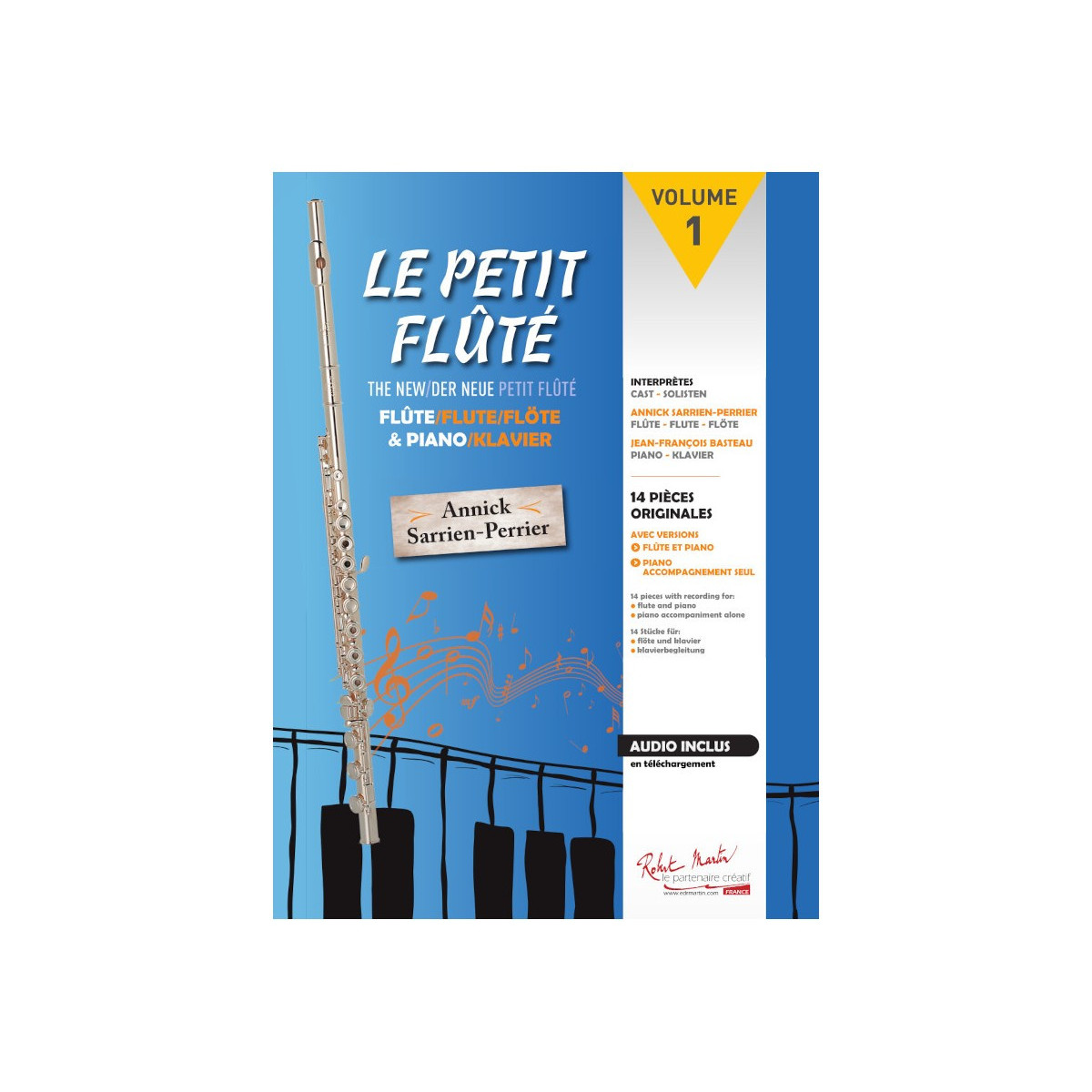Le Petit Flûte Vol. 1 - Piano Inclus