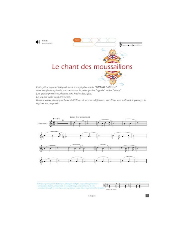 Le Voyage de Lustucru - Clarinette - Editions Robert Martin
