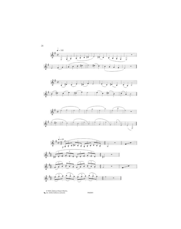 Le Clarinettiste Préparatoire - Jean Noel Crocq - Robert Martin