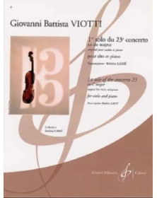 1er Solo Du Concerto N° 23 - Alto et Piano - Viotti - Gérard Billaudot