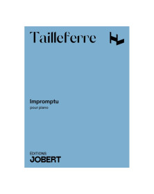Impromptu pour piano - Tailleferre - Partition - Editions Jobert