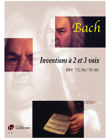 Inventions à 2 et 3 voix...