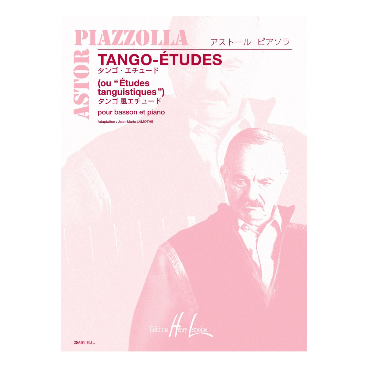 Astor Piazzolla : Tango - Etudes (6) Pour Basson et Piano